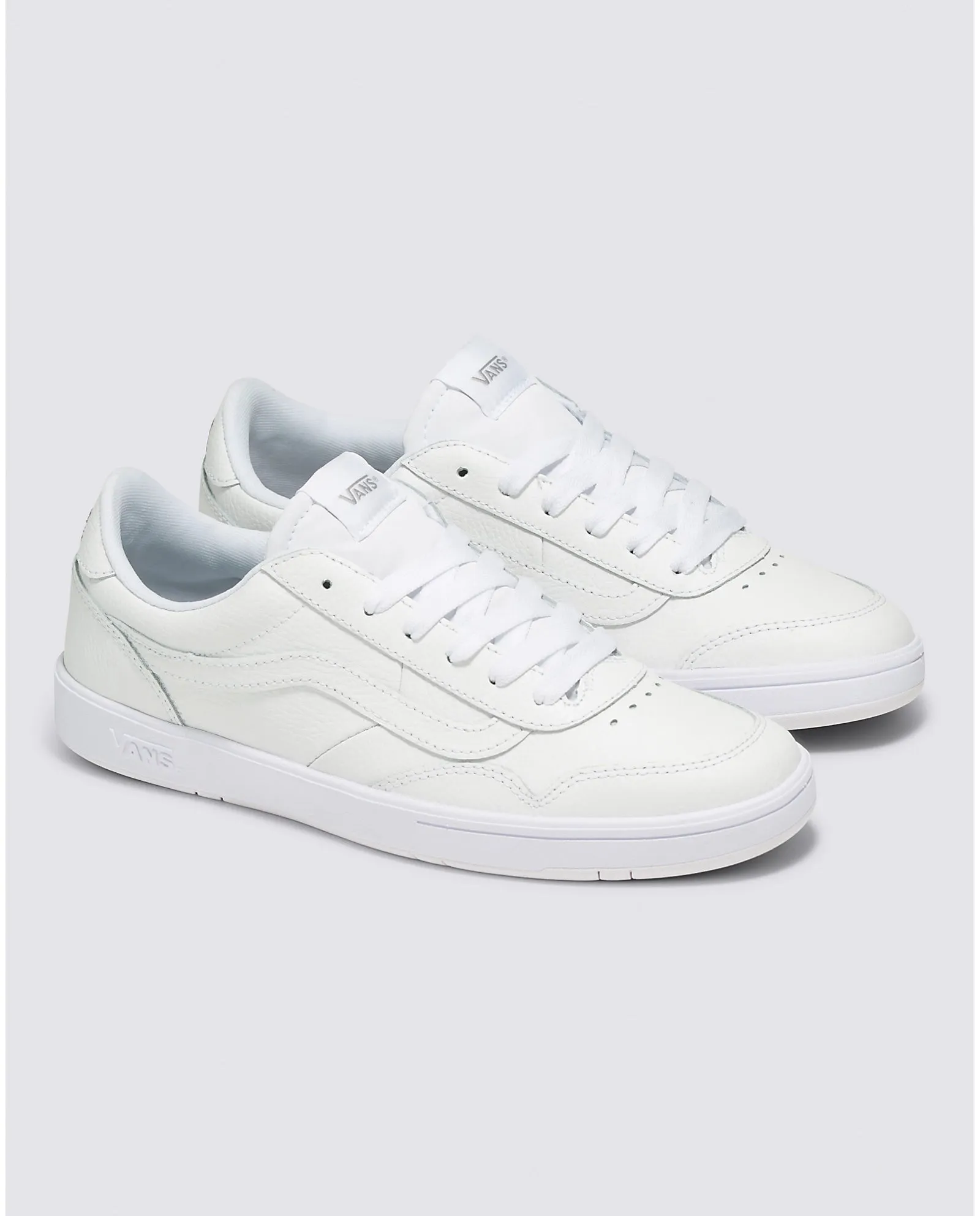 VANS Cruze Too ComfyCush Leather Shoe in True White