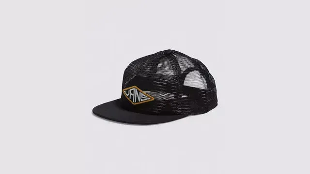 Vans Diamond Mesh Snapback Black Hat