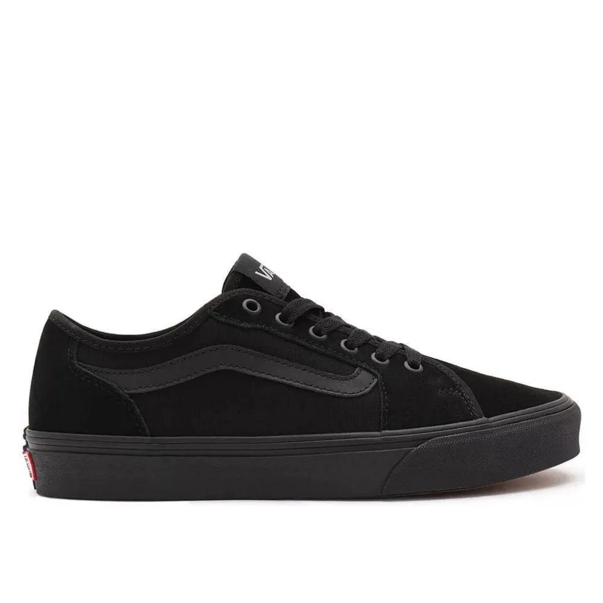 VANS Filmore Decon Suede Canvas Trainers Black/Black