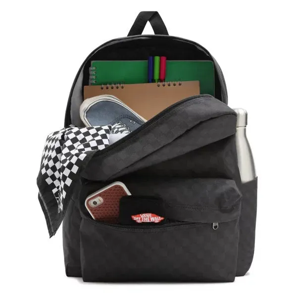 Vans Old Skool Check Backpack - Black/Charcoal