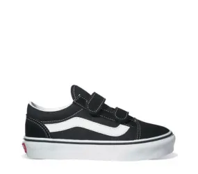 Vans Old Skool V Black Toddler Shoes Black/White