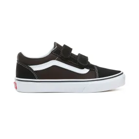 Vans Old Skool V Black True White Kids Shoes