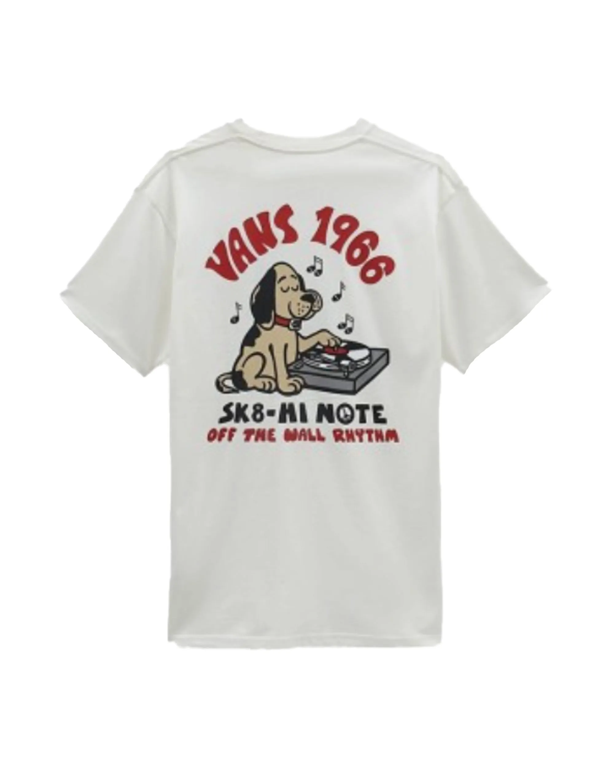 Vans Rhythm Pup T-Shirt for Men - Marshmallow