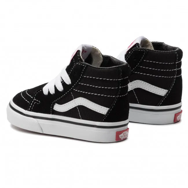 Vans SK8-Hi Children's Shoes - Black/True White