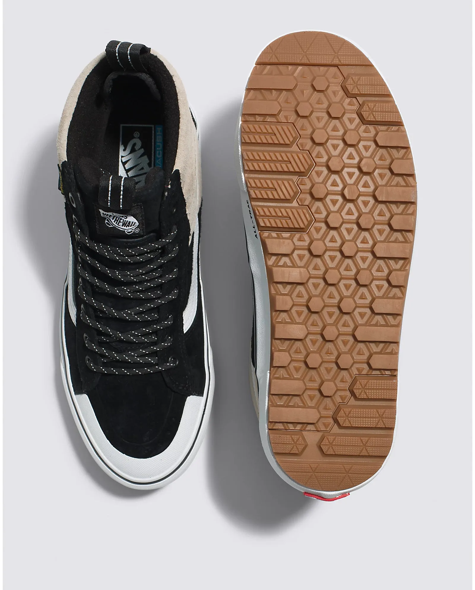 VANS Sk8-Hi MTE-2 Shoe in Tone Utility Black/Khaki