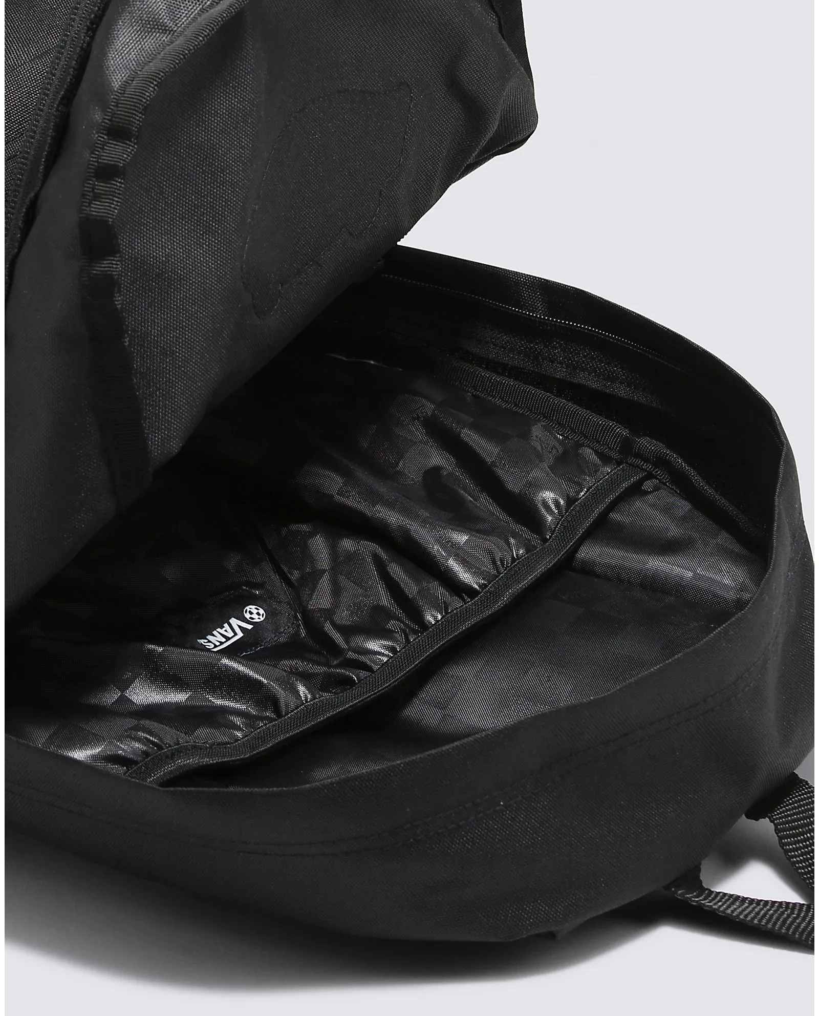 Vans Women's Solid Black Backpack: The Realm Collection