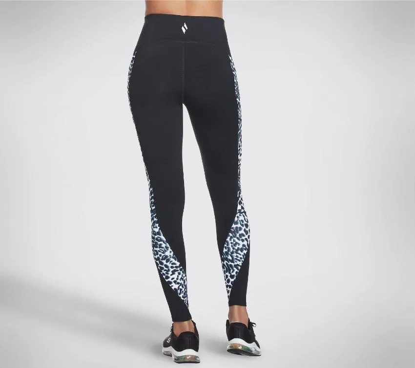 White Leopard High-Waisted Legging by Skechers.