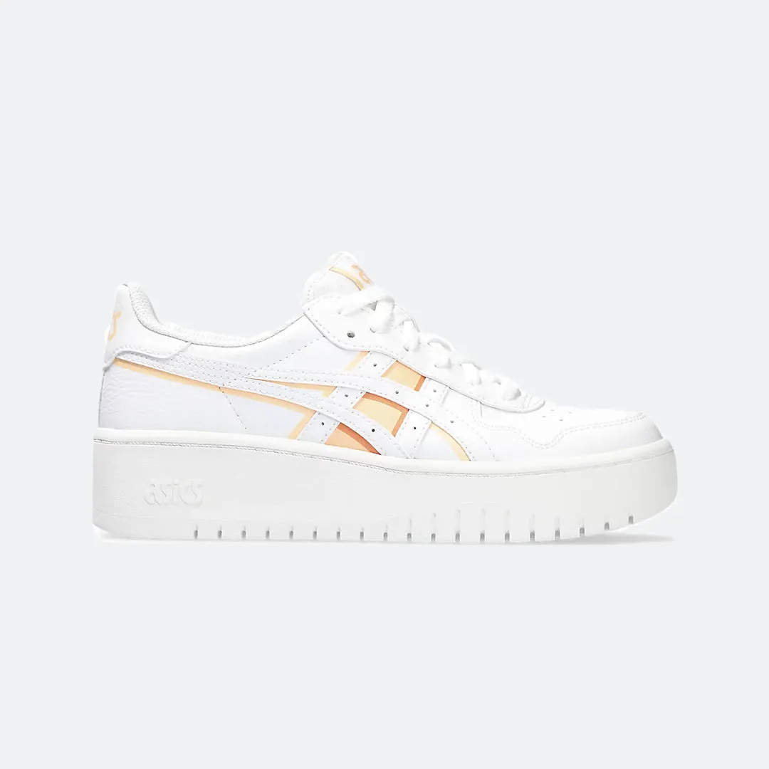 WMN'S JAPAN S PF 'WHITE/APRICOT CRUSH' could be rewritten as White/Apricot Crush PF Women's Sneakers - WMN's Japan.