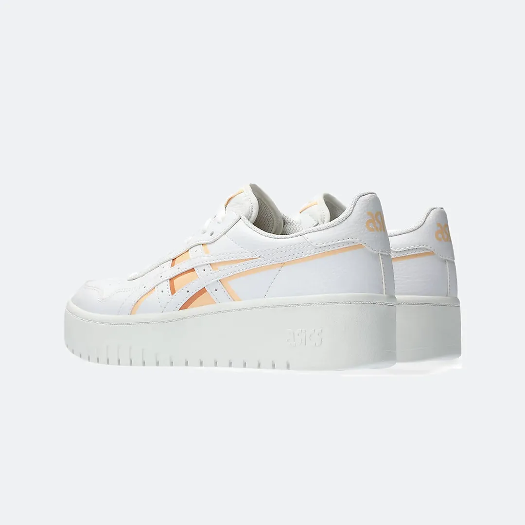 WMN'S JAPAN S PF 'WHITE/APRICOT CRUSH' could be rewritten as White/Apricot Crush PF Women's Sneakers - WMN's Japan.