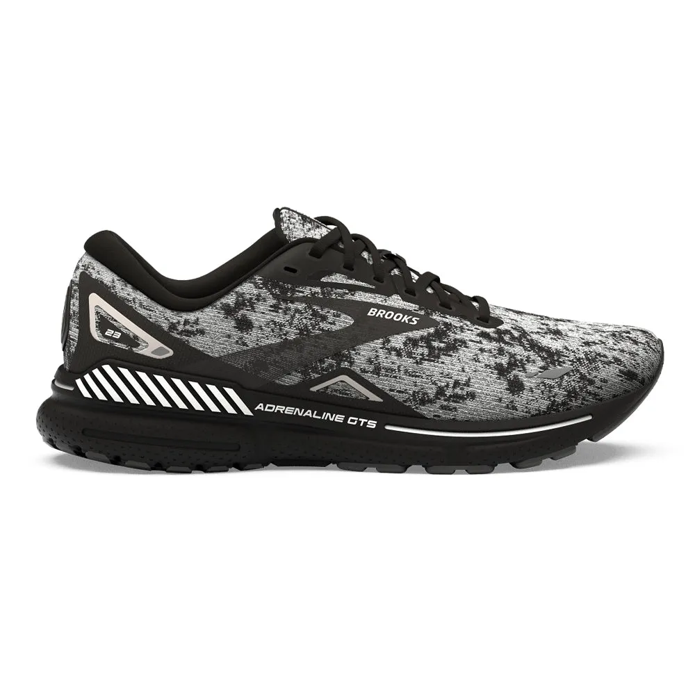 women's Brooks Adrenaline GTS 23 white grey black 13D wide